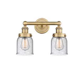 A thumbnail of the Innovations Lighting 616-2W-10-16 Bell Vanity Brushed Brass / Seedy