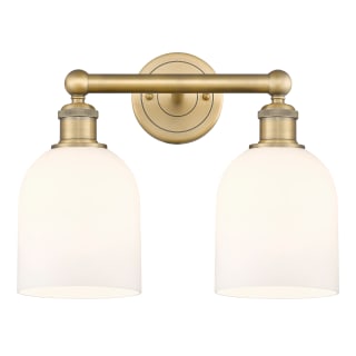 A thumbnail of the Innovations Lighting 616-2W 12 15 Bella Vanity Brushed Brass / Glossy White