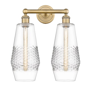 A thumbnail of the Innovations Lighting 616-2W-19-16 Windham Vanity Brushed Brass / Clear