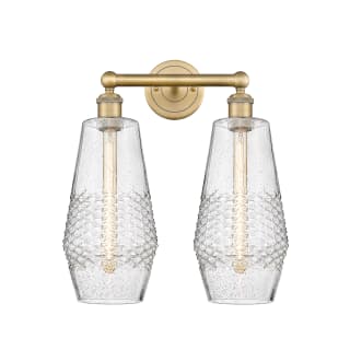 A thumbnail of the Innovations Lighting 616-2W-19-16 Windham Vanity Brushed Brass / Seedy