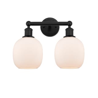 A thumbnail of the Innovations Lighting 616-2W-12-15 Belfast Vanity Matte Black / Matte White