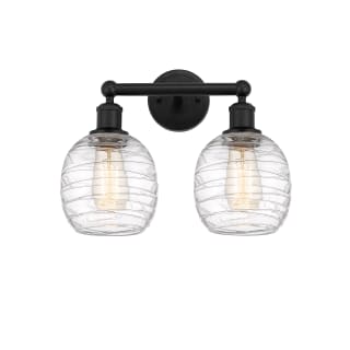 A thumbnail of the Innovations Lighting 616-2W-12-15 Belfast Vanity Matte Black / Deco Swirl