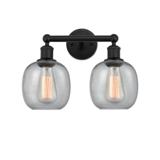 A thumbnail of the Innovations Lighting 616-2W-12-15 Belfast Vanity Matte Black / Seedy