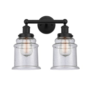 A thumbnail of the Innovations Lighting 616-2W-13-15 Canton Vanity Matte Black / Seedy