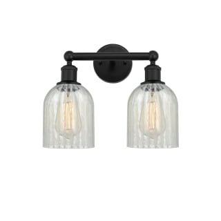 A thumbnail of the Innovations Lighting 616-2W-12-14 Caledonia Vanity Matte Black / Mouchette