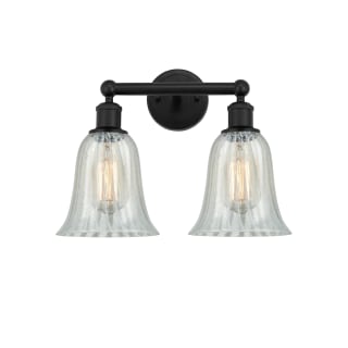 A thumbnail of the Innovations Lighting 616-2W-14-15 Hanover Vanity Matte Black / Mouchette