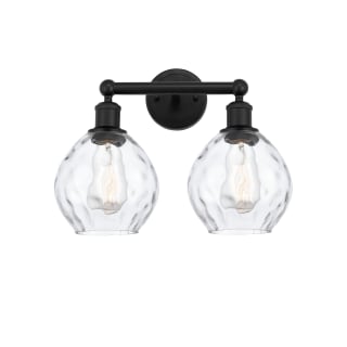 A thumbnail of the Innovations Lighting 616-2W-11-15 Waverly Vanity Matte Black / Clear