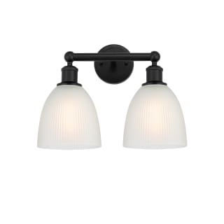 A thumbnail of the Innovations Lighting 616-2W-12-15 Castile Vanity Matte Black / White