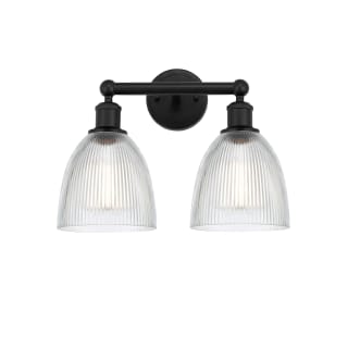 A thumbnail of the Innovations Lighting 616-2W-12-15 Castile Vanity Matte Black / Clear