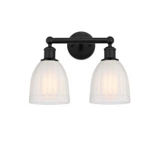 A thumbnail of the Innovations Lighting 616-2W-12-15 Brookfield Vanity Matte Black / White