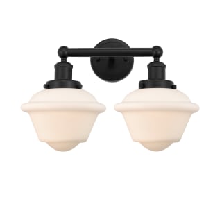 A thumbnail of the Innovations Lighting 616-2W-10-16 Oxford Vanity Matte Black / Matte White