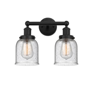 A thumbnail of the Innovations Lighting 616-2W-10-16 Bell Vanity Matte Black / Seedy