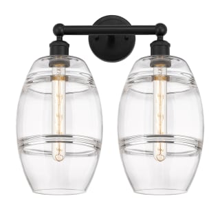 A thumbnail of the Innovations Lighting 616-2W 12 17 Vaz Vanity Matte Black / Clear