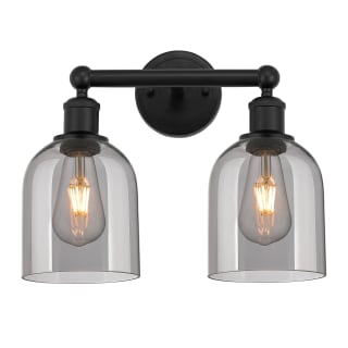 A thumbnail of the Innovations Lighting 616-2W 12 15 Bella Vanity Matte Black / Light Smoke