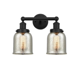 A thumbnail of the Innovations Lighting 616-2W-10-16 Bell Vanity Matte Black / Mercury