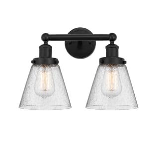 A thumbnail of the Innovations Lighting 616-2W-10-16 Cone Vanity Matte Black / Seedy