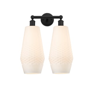 A thumbnail of the Innovations Lighting 616-2W-19-16 Windham Vanity Matte Black / White