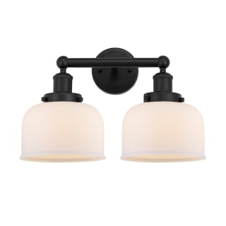 A thumbnail of the Innovations Lighting 616-2W-10-16-L Bell Vanity Matte Black / Matte White