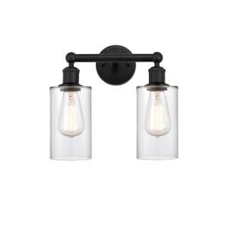 A thumbnail of the Innovations Lighting 616-2W-11-13 Clymer Vanity Matte Black / Clear