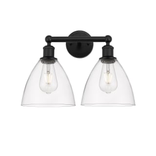 A thumbnail of the Innovations Lighting 616-2W-12-17 Bristol Vanity Matte Black / Clear