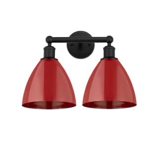 A thumbnail of the Innovations Lighting 616-2W-12-17 Plymouth Vanity Matte Black / Red