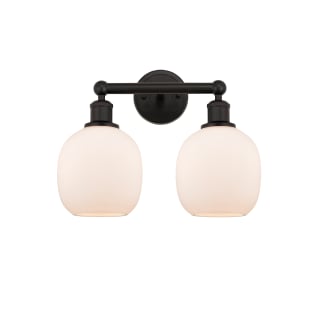 A thumbnail of the Innovations Lighting 616-2W-12-15 Belfast Vanity Oil Rubbed Bronze / Matte White