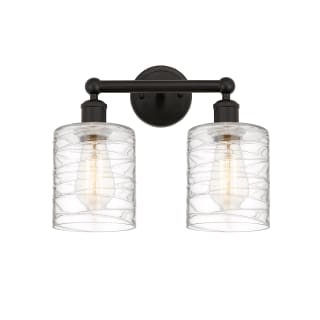 A thumbnail of the Innovations Lighting 616-2W-12-14 Cobbleskill Vanity Oil Rubbed Bronze / Deco Swirl