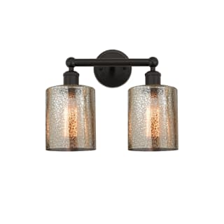 A thumbnail of the Innovations Lighting 616-2W-12-14 Cobbleskill Vanity Oil Rubbed Bronze / Mercury