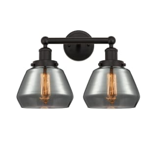 A thumbnail of the Innovations Lighting 616-2W-10-16 Fulton Vanity Oil Rubbed Bronze / Plated Smoke