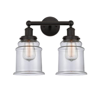 A thumbnail of the Innovations Lighting 616-2W-13-15 Canton Vanity Oil Rubbed Bronze / Clear