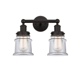 A thumbnail of the Innovations Lighting 616-2W-11-14 Canton Vanity Oil Rubbed Bronze / Clear