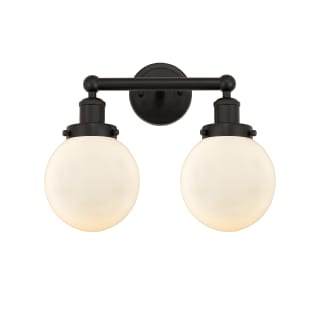 A thumbnail of the Innovations Lighting 616-2W-10-16 Beacon Vanity Oil Rubbed Bronze / Matte White