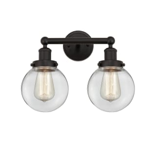 A thumbnail of the Innovations Lighting 616-2W-10-16 Beacon Vanity Oil Rubbed Bronze / Clear