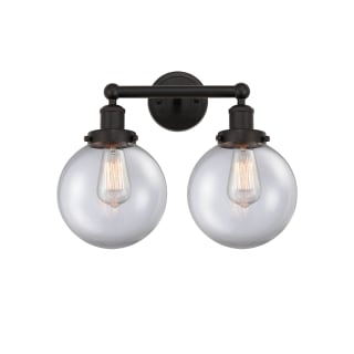 A thumbnail of the Innovations Lighting 616-2W-10-16-L Beacon Vanity Oil Rubbed Bronze / Clear