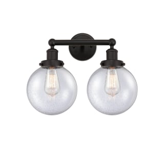 A thumbnail of the Innovations Lighting 616-2W-10-16-L Beacon Vanity Oil Rubbed Bronze / Seedy