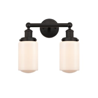 A thumbnail of the Innovations Lighting 616-2W-10-16 Dover Vanity Oil Rubbed Bronze / Matte White