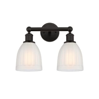 A thumbnail of the Innovations Lighting 616-2W-12-15 Brookfield Vanity Oil Rubbed Bronze / White