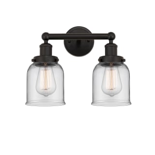 A thumbnail of the Innovations Lighting 616-2W-10-16 Bell Vanity Oil Rubbed Bronze / Clear