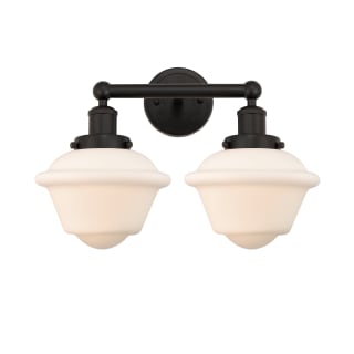 A thumbnail of the Innovations Lighting 616-2W-10-16 Oxford Vanity Oil Rubbed Bronze / Matte White