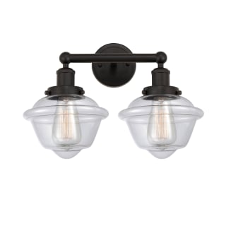 A thumbnail of the Innovations Lighting 616-2W-10-16 Oxford Vanity Oil Rubbed Bronze / Clear