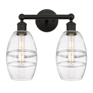 A thumbnail of the Innovations Lighting 616-2W 10 15 Vaz Vanity Oil Rubbed Bronze / Clear