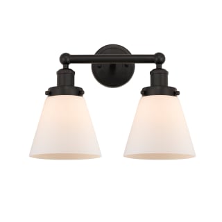 A thumbnail of the Innovations Lighting 616-2W-10-16 Cone Vanity Oil Rubbed Bronze / Matte White