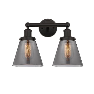 A thumbnail of the Innovations Lighting 616-2W-10-16 Cone Vanity Oil Rubbed Bronze / Plated Smoke