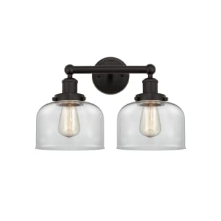 A thumbnail of the Innovations Lighting 616-2W-10-16-L Bell Vanity Oil Rubbed Bronze / Clear