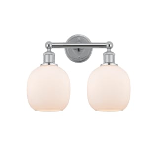 A thumbnail of the Innovations Lighting 616-2W-12-15 Belfast Vanity Polished Chrome / Matte White