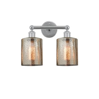 A thumbnail of the Innovations Lighting 616-2W-12-14 Cobbleskill Vanity Polished Chrome / Mercury