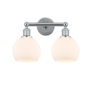 A thumbnail of the Innovations Lighting 616-2W-11-15 Athens Vanity Polished Chrome / Matte White