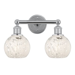 A thumbnail of the Innovations Lighting 616-2W 10 15 White Mouchette Vanity Polished Chrome