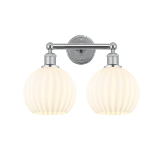 A thumbnail of the Innovations Lighting 616-2W 12 17 White Venetian Vanity Polished Chrome