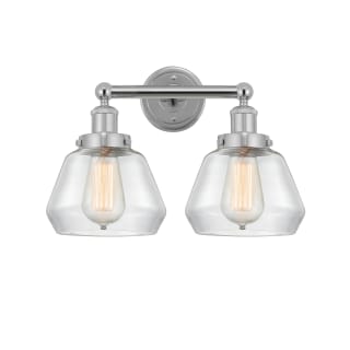 A thumbnail of the Innovations Lighting 616-2W-10-16 Fulton Vanity Polished Chrome / Clear